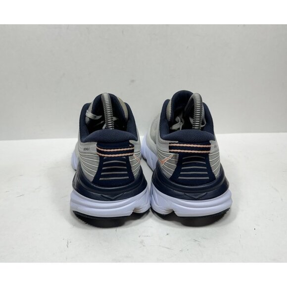 Hoka Womens One One Gray and Navy Athletic Shoes Size 7W - Picture 5 of 12
